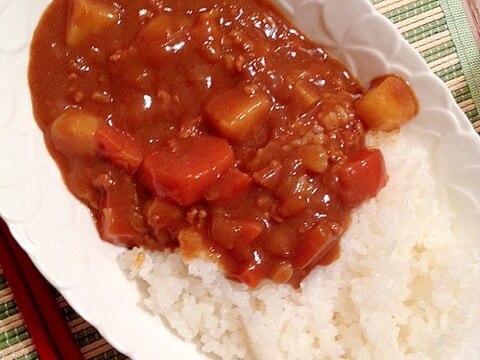 ひき肉カレー